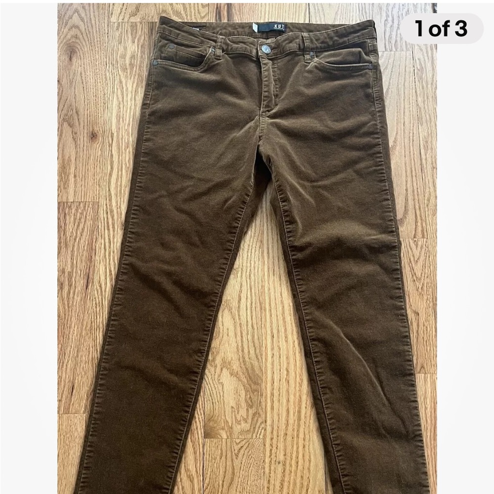 Adorable brown corduroy Kut jeans.